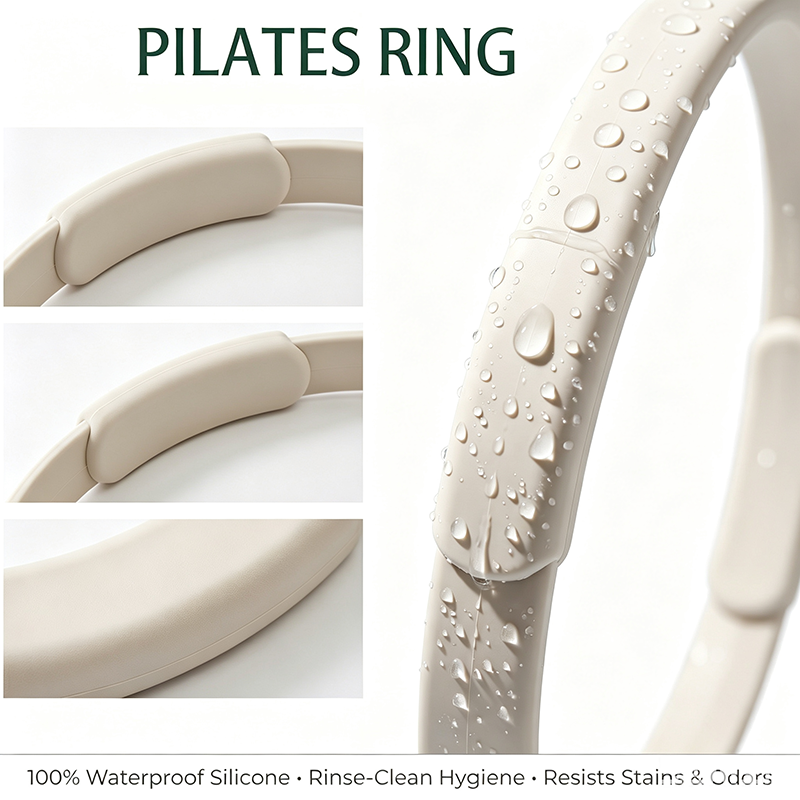 New Silicone Pilates Ring, High‑Elasticity Fitness Magic Circle, Non‑Slip Exercise Ring for Inner Thigh, Core & Home Yoga Workout