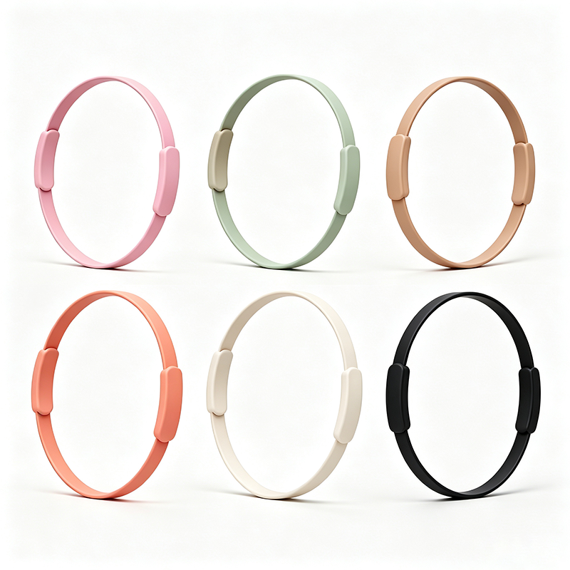 New Silicone Pilates Ring, High‑Elasticity Fitness Magic Circle, Non‑Slip Exercise Ring for Inner Thigh, Core & Home Yoga Workout