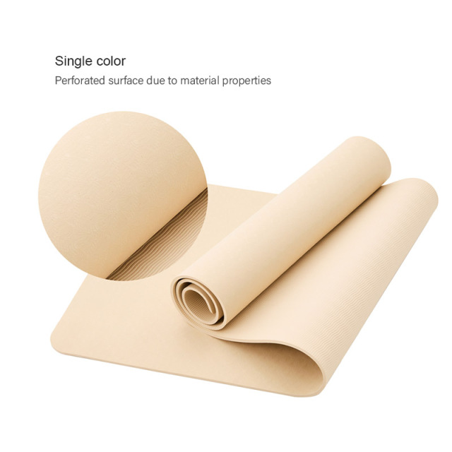Corn Fiber TPE Yoga Mat, Eco‑Friendly Partially Biodegradable Non‑Slip Workout Mat for Home Yoga & Pilates