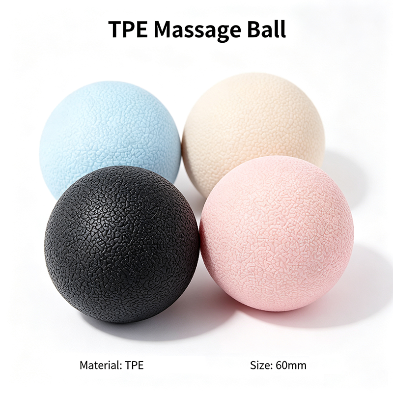 Eco‑Friendly TPE Massage Ball Portable Deep Tissue Massager for Foot, Back, Shoulder & Arm Muscle Pain Relief