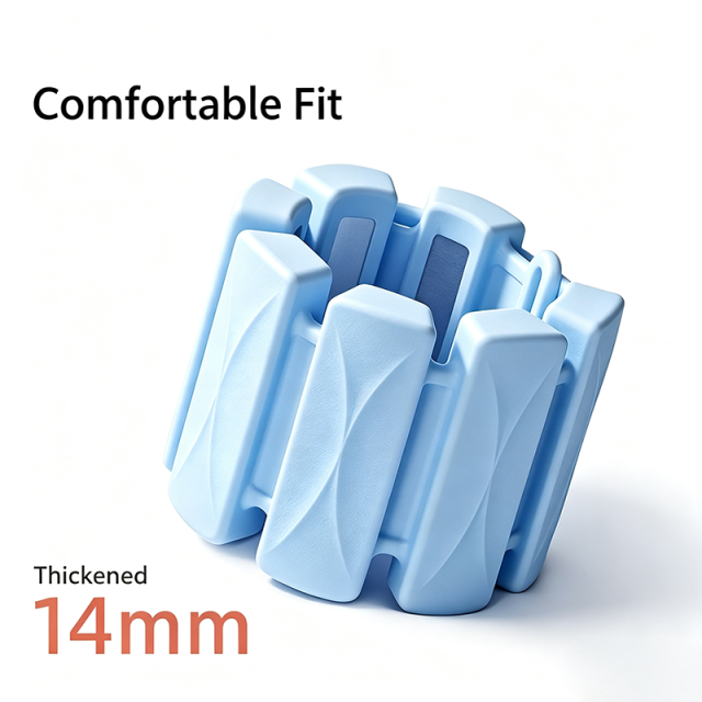 Adjustable Weighted Wrist & Ankle Bands, Removable Electroplated Steel Core TPR Fitness Weights for Yoga Pilates Home Workout