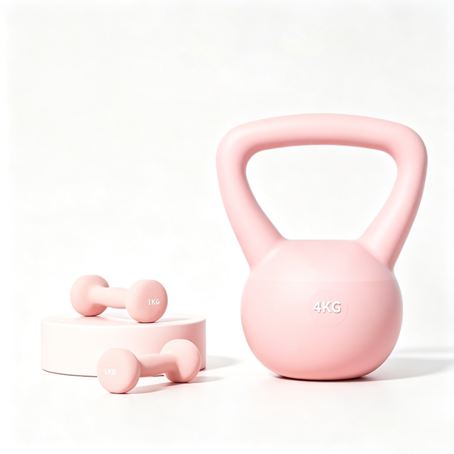 Non‑Rolling Neoprene Coated Cast Iron Dumbbells, Anti‑Slip Matte Hand Weights for Home Gym Pilates Fitness