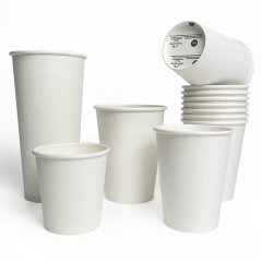 White paper cup for diy custom logo