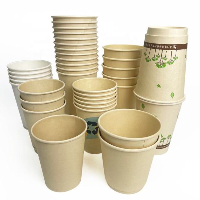 Food grade biodegradable paper cups