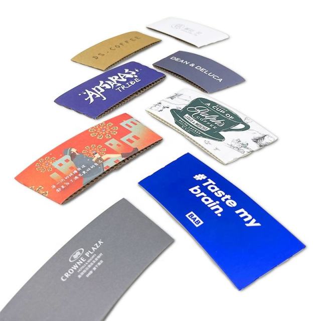 Hot paper cup sleeve heat-resistant ,custom paper coffee cup sleeve with logo, disposable coffee paper cups sleeve,LongWorld,Hot paper cup sleeve heat-resistant ,custom paper coffee cup sleeve with logo, disposable coffee paper cups sleeve