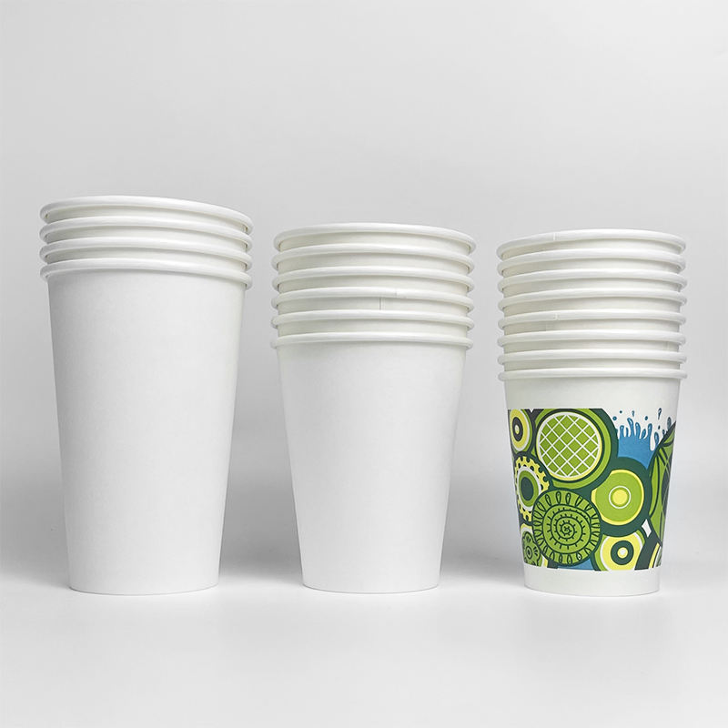 White pla coating paper cup