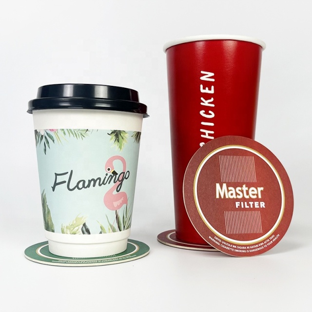 paper cup and paper beer coasters for sale