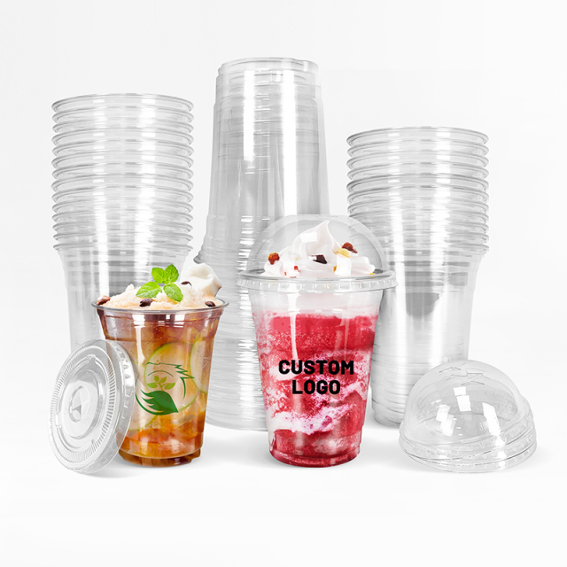 Custom Logo 1oz/2oz/3oz/4oz/5oz/6oz/8oz/9oz/10oz/12oz/16oz/20oz/22oz cup biodegradable clear plastic pla pp pet bubble tea boba beverage coffee cups with lid,LongWorld,Custom Logo 1oz/2oz/3oz/4oz/5oz/6oz/8oz/9oz/10oz/12oz/16oz/20oz/22oz cup biodegradable clear plastic pla pp pet bubble tea boba beverage coffee cups with lid