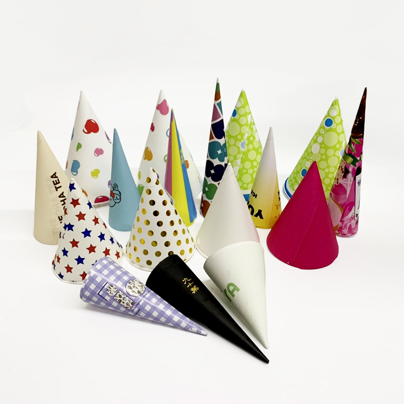Disposable Custom Promotional Ice Cream Cone Paper Sleeves Conic Cone Wrapping Holder for ice cream dessert snack,LongWorld,Disposable Custom Promotional Ice Cream Cone Paper Sleeves Conic Cone Wrapping Holder for ice cream dessert snack