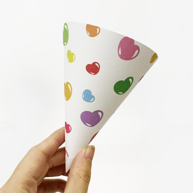 Disposable Custom Promotional Ice Cream Cone Paper Sleeves Conic Cone Wrapping Holder for ice cream dessert snack,LongWorld,Disposable Custom Promotional Ice Cream Cone Paper Sleeves Conic Cone Wrapping Holder for ice cream dessert snack