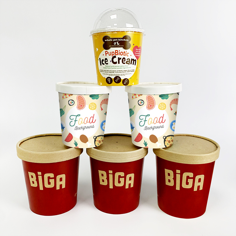 Ice Cream PLA Paper Cup,Disposable PLA Sugarcane Paper Soup Bowl With Lid,Compostable PLA Coated Print LOGO Ice Cream Paper Cup,LongWorld,Ice Cream PLA Paper Cup,Disposable PLA Sugarcane Paper Soup Bowl With Lid,Compostable PLA Coated Print LOGO Ice Cream Paper Cup