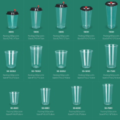 Custom logo printing eco-friendly 8oz 12oz 16oz clear cold drink coffee cafe cup transparent disposable plastic pp pet pla cups,LongWorld,Custom logo printing eco-friendly 8oz 12oz 16oz clear cold drink coffee cafe cup transparent disposable plastic pp pet pla cups