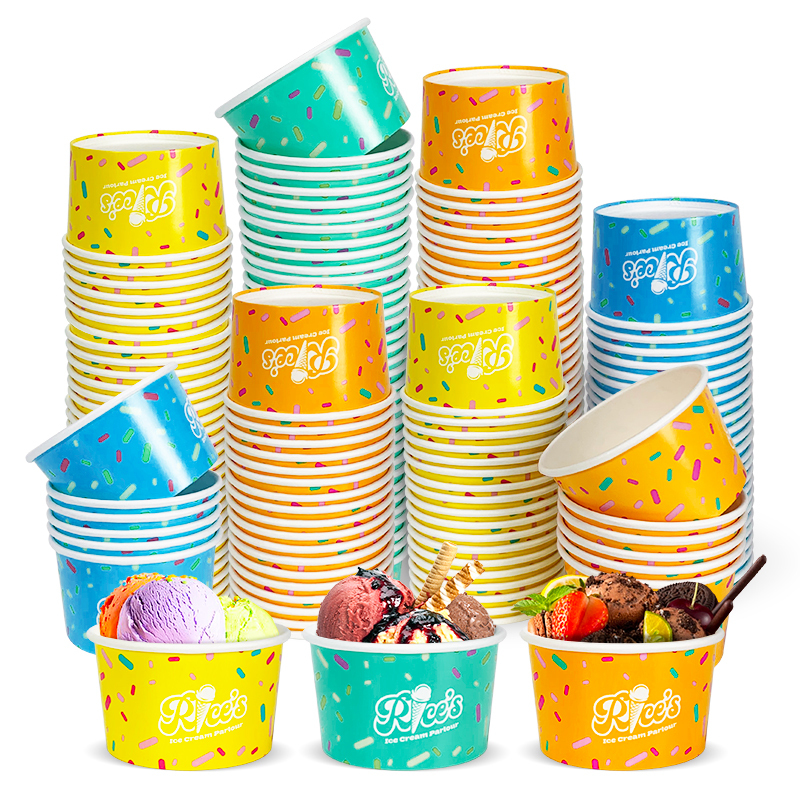Custom Yogurt Packaging Boxes Frozen Sundae Gelato Container With Wooden Plastic Spoon Takeout ECO Friendly Ice Cream Paper Cup,LongWorld,Custom Yogurt Packaging Boxes Frozen Sundae Gelato Container With Wooden Plastic Spoon Takeout ECO Friendly Ice Cream Paper Cup