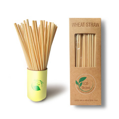 Eco friendly food grade 100% biodegradable individual pack disposable wheat stem straw Natural wheat drinking straws,LongWorld,Eco friendly food grade 100% biodegradable individual pack disposable wheat stem straw Natural wheat drinking straws