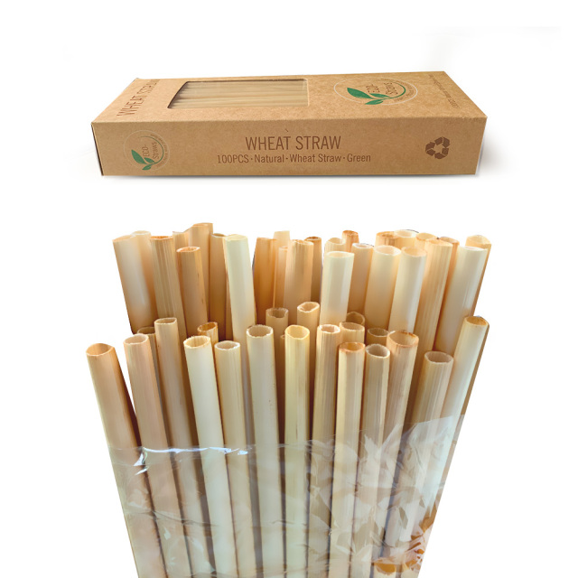 Eco friendly food grade 100% biodegradable individual pack disposable wheat stem straw Natural wheat drinking straws,LongWorld,Eco friendly food grade 100% biodegradable individual pack disposable wheat stem straw Natural wheat drinking straws