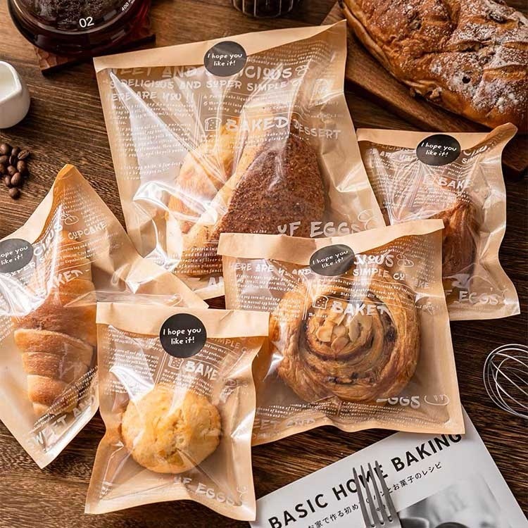 Custom Print Plastic Bread Loaf Bag Food Grade Cellophane Poly Bags Bakery Toast Sandwich Bread Donuts Packaging Bag,LongWorld,Custom Print Plastic Bread Loaf Bag Food Grade Cellophane Poly Bags Bakery Toast Sandwich Bread Donuts Packaging Bag