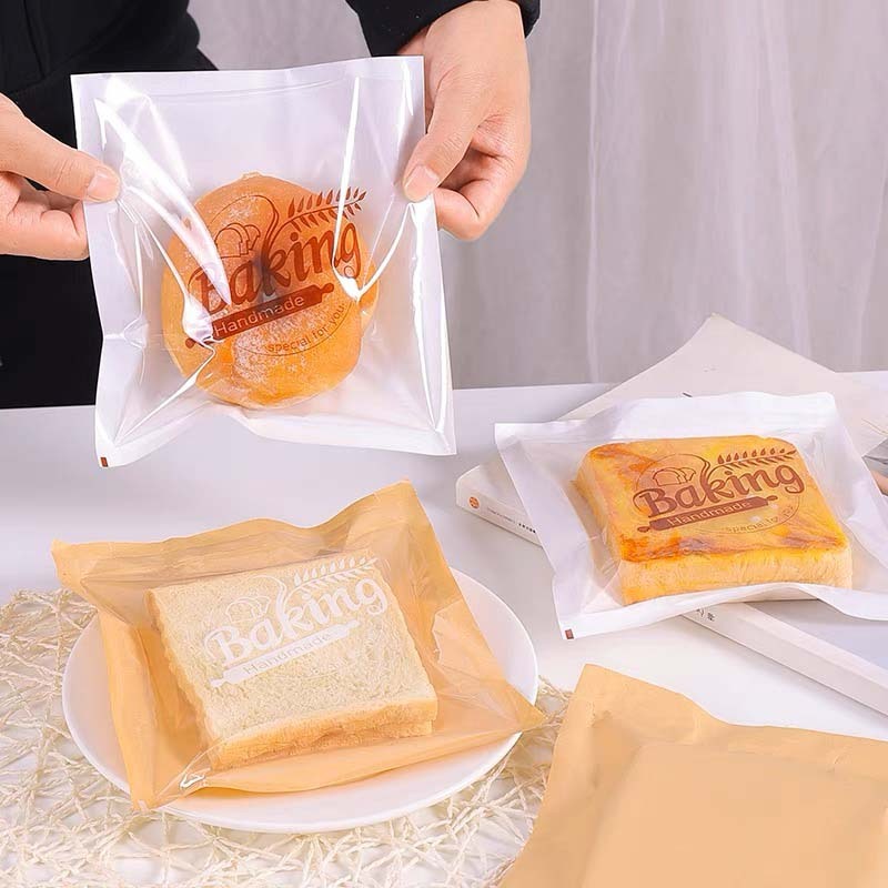 Custom Print Plastic Bread Loaf Bag Food Grade Cellophane Poly Bags Bakery Toast Sandwich Bread Donuts Packaging Bag,LongWorld,Custom Print Plastic Bread Loaf Bag Food Grade Cellophane Poly Bags Bakery Toast Sandwich Bread Donuts Packaging Bag