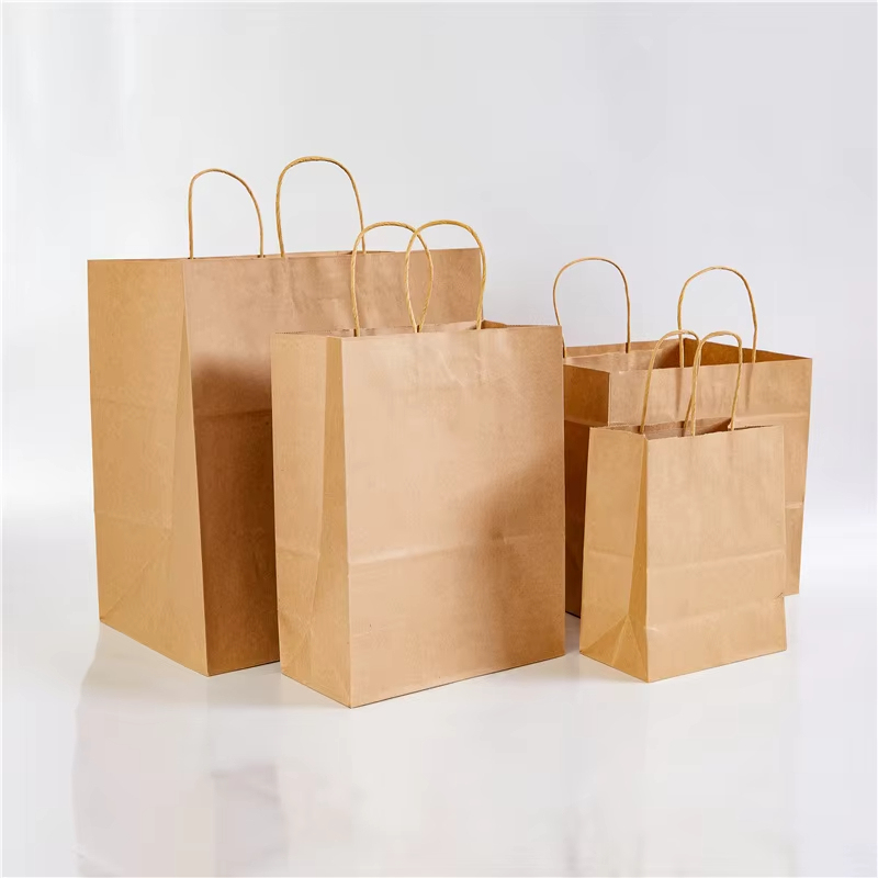 Plain Handbag Carry With Handles Bulk For Packaging Package In Stock Craft Gift Colored Brown Kraft Black Paper Bag,LongWorld,Plain Handbag Carry With Handles Bulk For Packaging Package In Stock Craft Gift Colored Brown Kraft Black Paper Bag