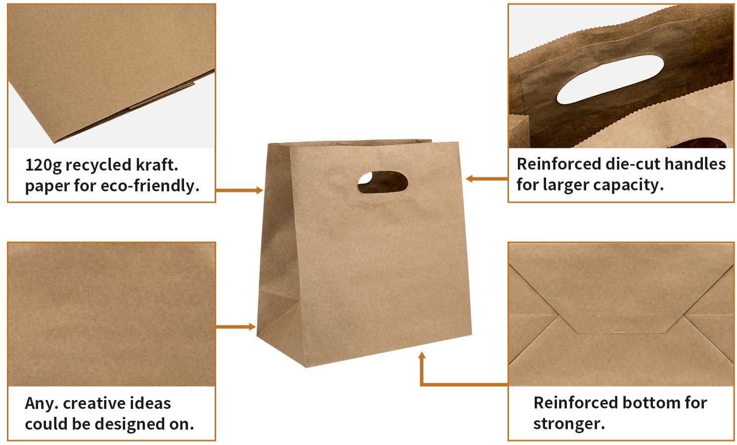 Top quality custom logo printed craft paper shopping bag for gift clothes packaging with die cut handle,LongWorld,Top quality custom logo printed craft paper shopping bag for gift clothes packaging with die cut handle