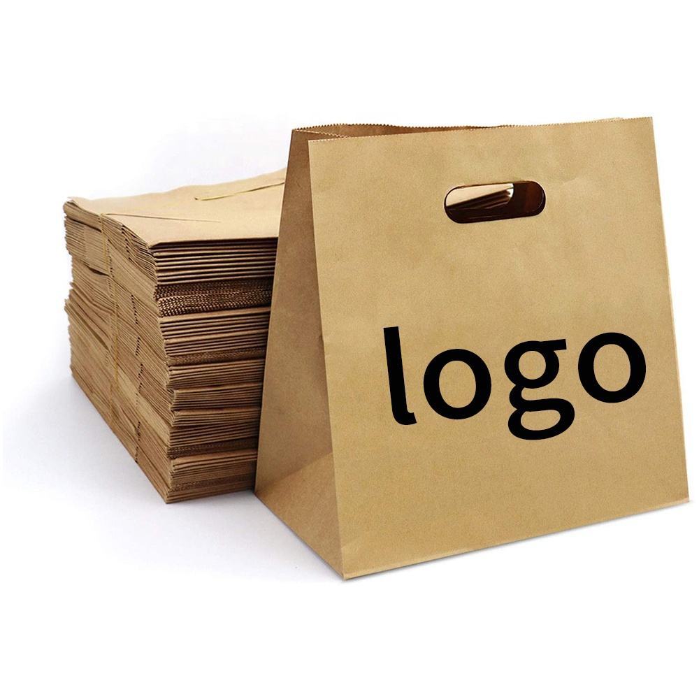 Top quality custom logo printed craft paper shopping bag for gift clothes packaging with die cut handle,LongWorld,Top quality custom logo printed craft paper shopping bag for gift clothes packaging with die cut handle