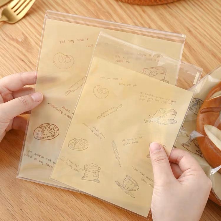 custom plastic bread bag