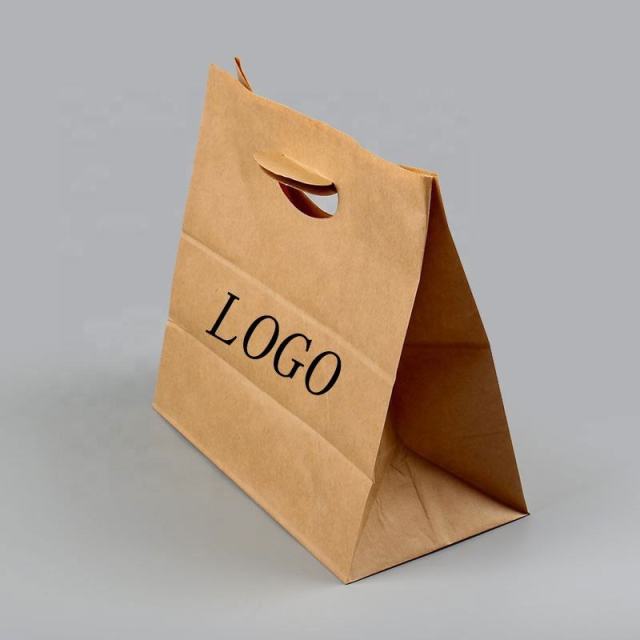 Top quality custom logo printed craft paper shopping bag for gift clothes packaging with die cut handle,LongWorld,Top quality custom logo printed craft paper shopping bag for gift clothes packaging with die cut handle