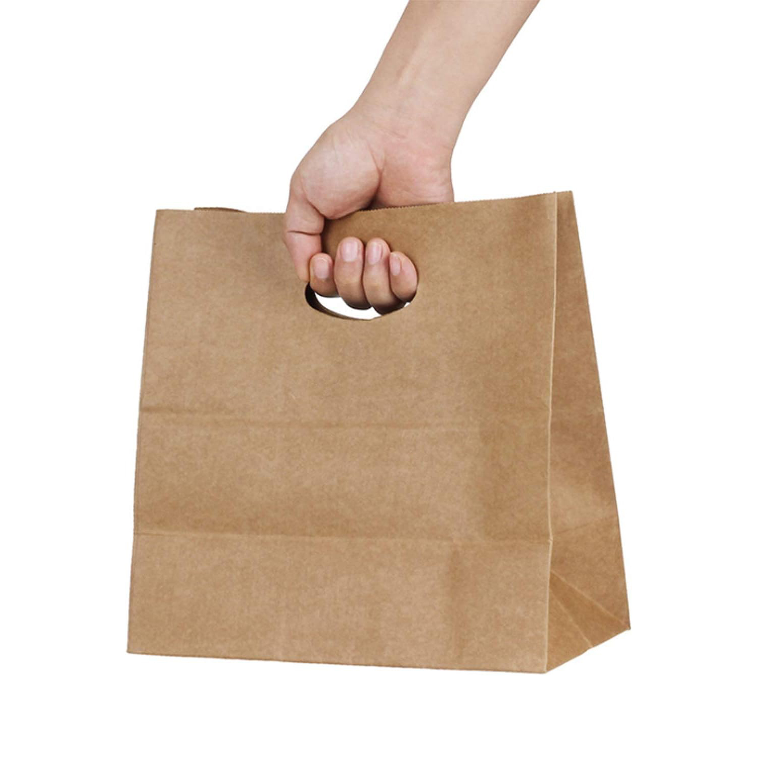 Kraft Die Cut Paper Bags