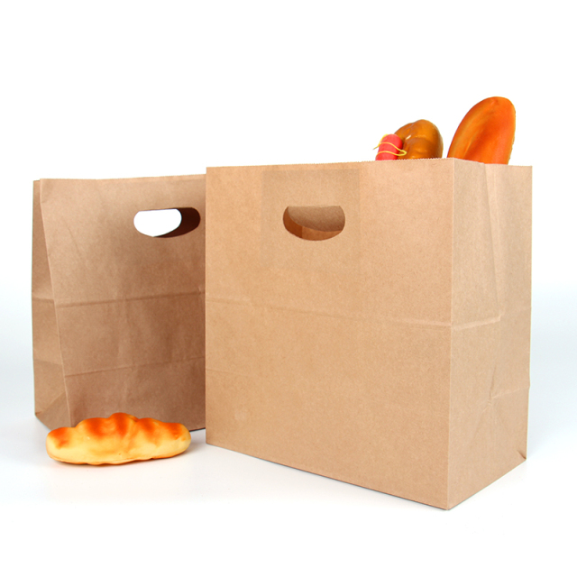 Die cut paper bag
