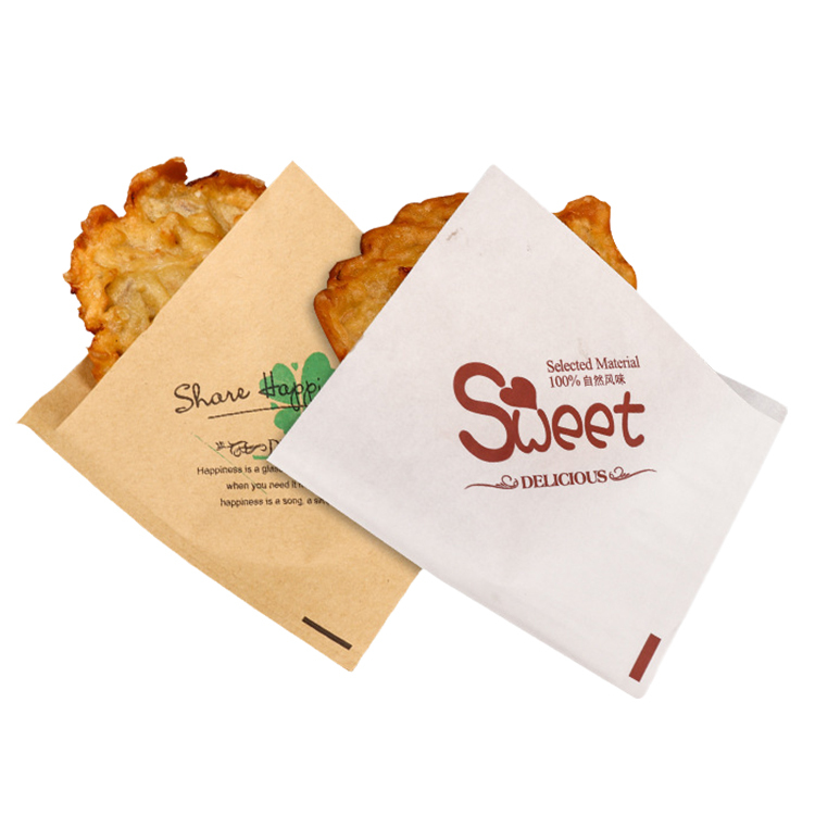Custom Printed Double Open Pocket Oilproof GreaseProof Bread Waffle Burger Sandwich Donuts Triangle Shaped Paper Bag,LongWorld,Custom Printed Double Open Pocket Oilproof GreaseProof Bread Waffle Burger Sandwich Donuts Triangle Shaped Paper Bag
