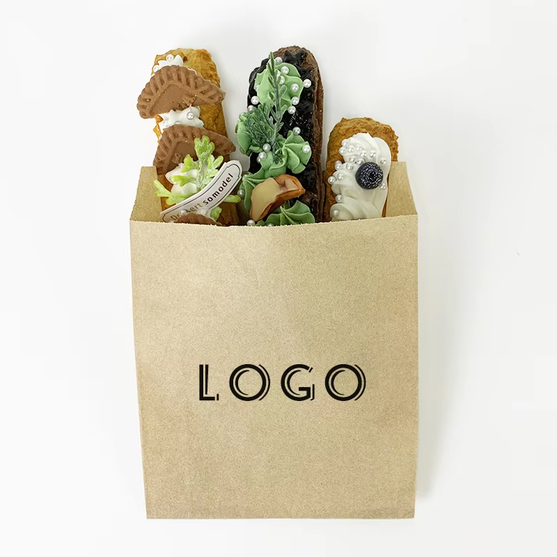 China Retail Mini Square Bottom Greaseproof Grease Proof Candy Cake Bread Biodegradable PLA PE Kraft Food Paper Bags For Bakery,LongWorld,China Retail Mini Square Bottom Greaseproof Grease Proof Candy Cake Bread Biodegradable PLA PE Kraft Food Paper Bags For Bakery