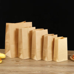 China Retail Mini Square Bottom Greaseproof Grease Proof Candy Cake Bread Biodegradable PLA PE Kraft Food Paper Bags For Bakery,LongWorld,China Retail Mini Square Bottom Greaseproof Grease Proof Candy Cake Bread Biodegradable PLA PE Kraft Food Paper Bags For Bakery