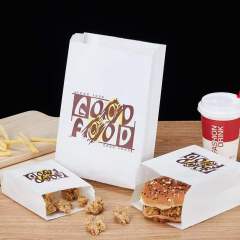 Custom printed logo eco-friendly personalized wax grease oil proof donut french baguette paper bread bag,LongWorld,Custom printed logo eco-friendly personalized wax grease oil proof donut french baguette paper bread bag