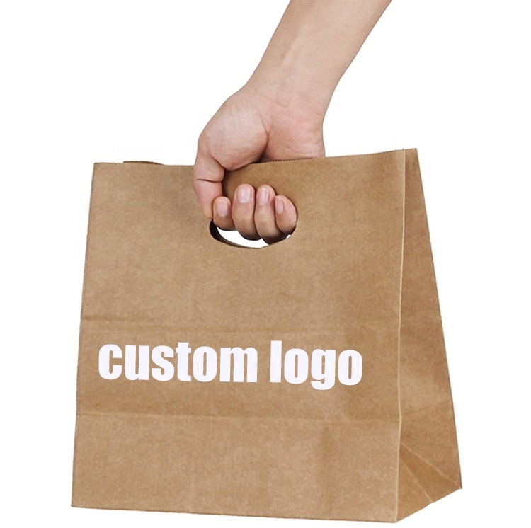 Top quality custom logo printed craft paper shopping bag for gift clothes packaging with die cut handle,LongWorld,Top quality custom logo printed craft paper shopping bag for gift clothes packaging with die cut handle