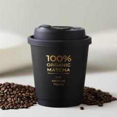 Wholesale Customizable logo Takeaway Gold Foil Stamping Waterproof Disposable Double Wall Black Paper Cups With Lid,LongWorld,Wholesale Customizable logo Takeaway Gold Foil Stamping Waterproof Disposable Double Wall Black Paper Cups With Lid