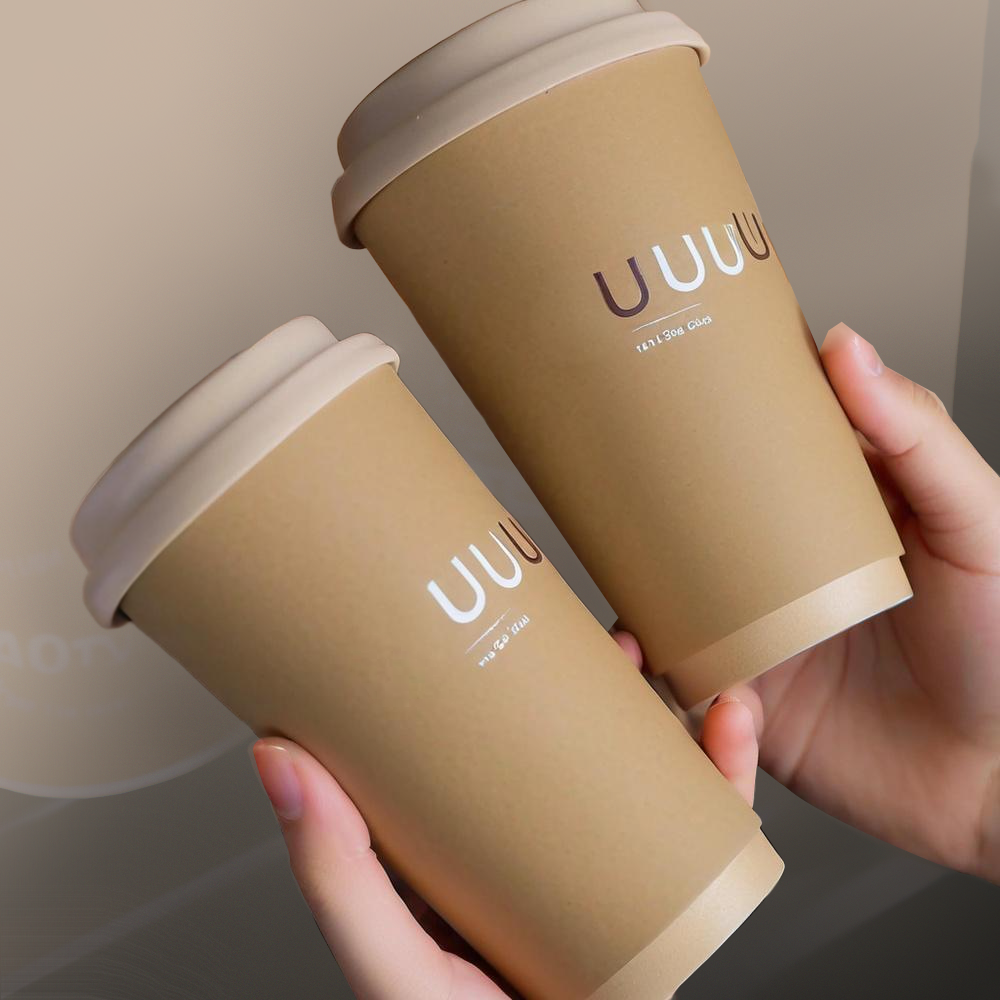 Custom Logo Double Wall Paper Cup,LongWorld,Custom Logo Double Wall Paper Cup