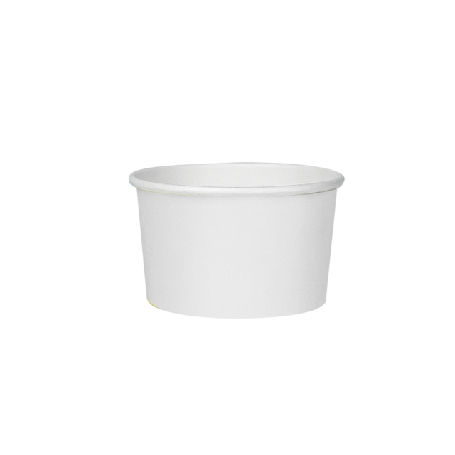 5oz Customizable Craft Paper Biodegradable Disposable Ice Cream Cup Bowl and Stamping Lid Packaging for Custom Logo Use,LongWorld,Ice Cream Paper Cup