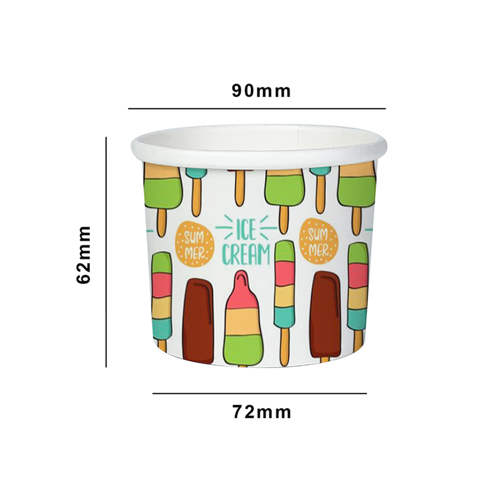 8oz ice cream paper cup