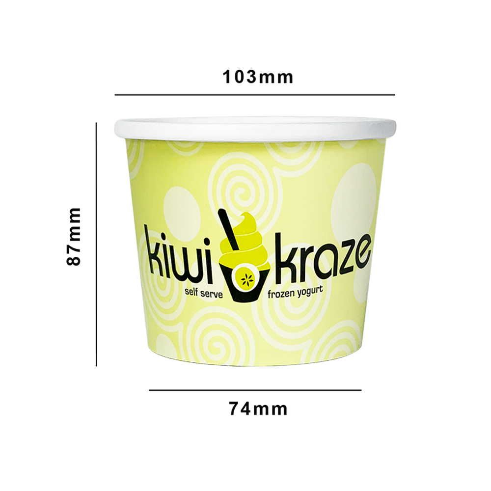 16oz 460ml  ice cream paper cup