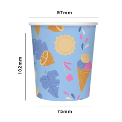 16oz 460ml  ice cream paper cup