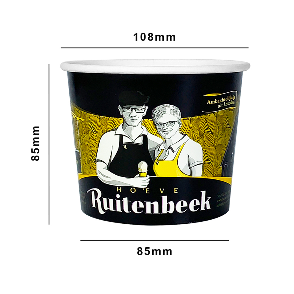 18oz 520ml ice cream paper cup