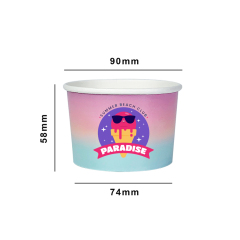 6.5oz ice cream paper cup