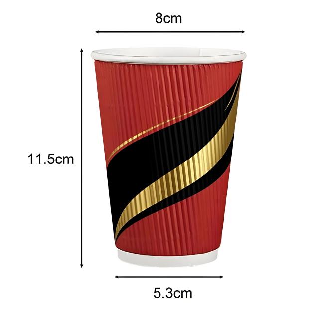 12oz ripple wall paper cup