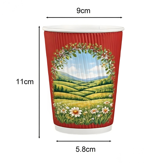 9.5oz ripple wall paper cup