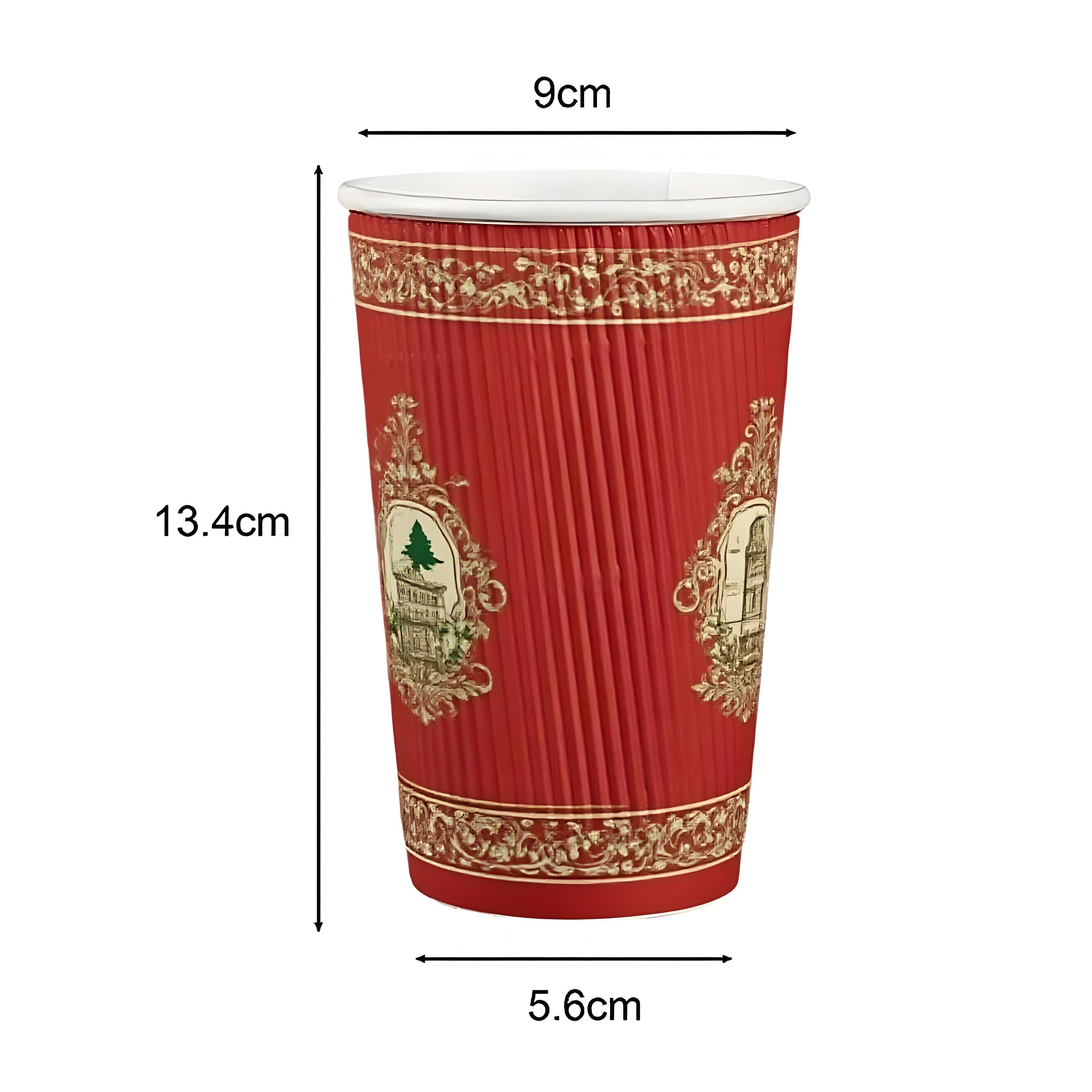 16oz ripple wall corrugated paper cup