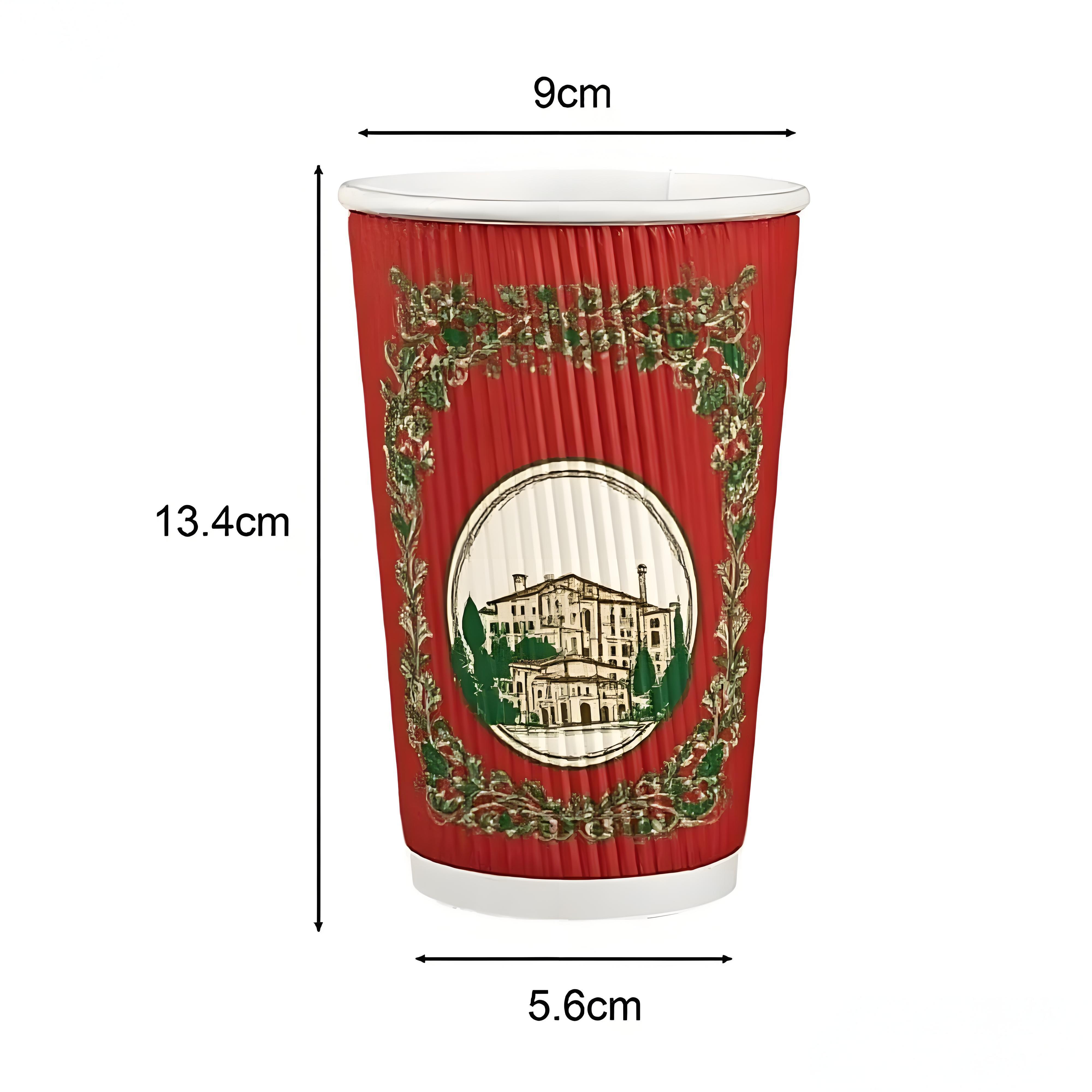 16oz ripple wall corrugated paper cup