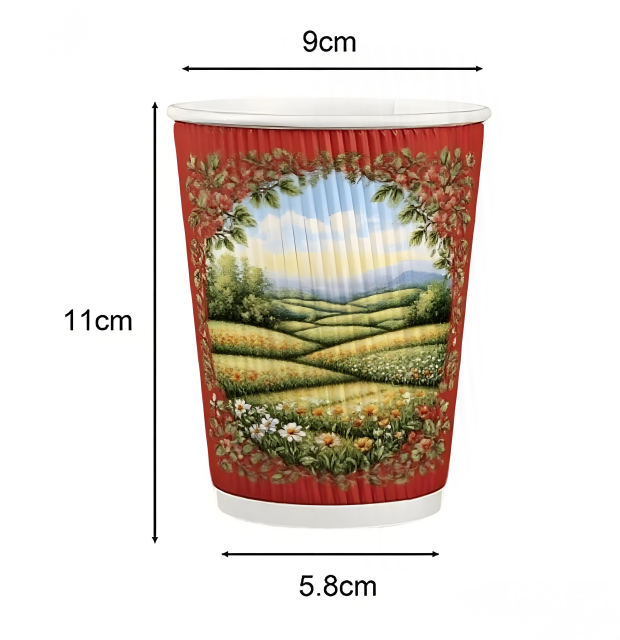 9.5oz ripple wall paper cup