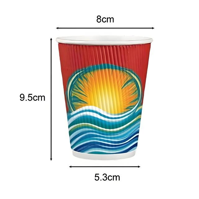 9.5oz ripple wall paper cup
