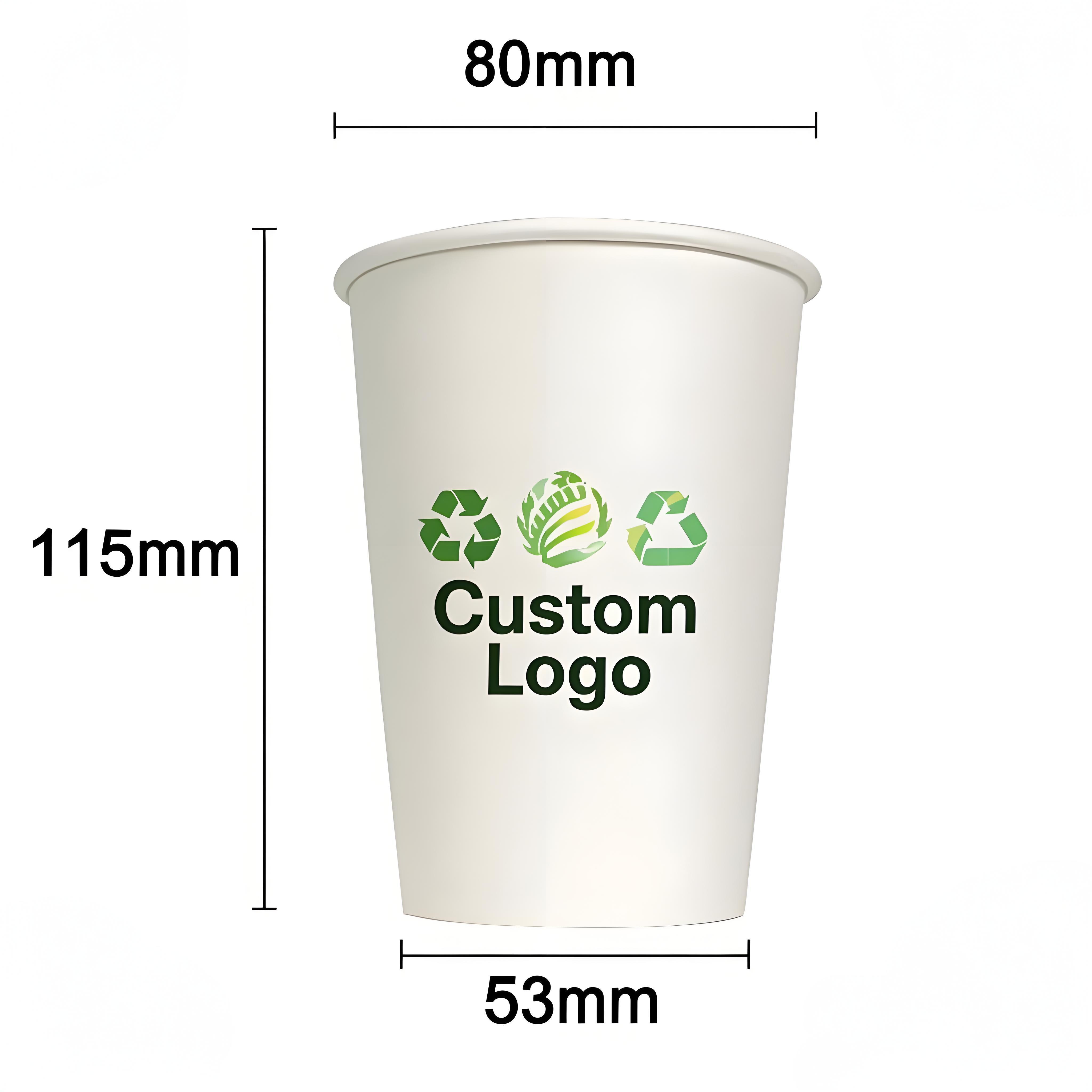 12oz PLA paper cup