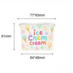 160ML Square Ice Cream Cup