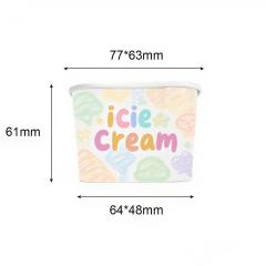 160ML Square Ice Cream Cup